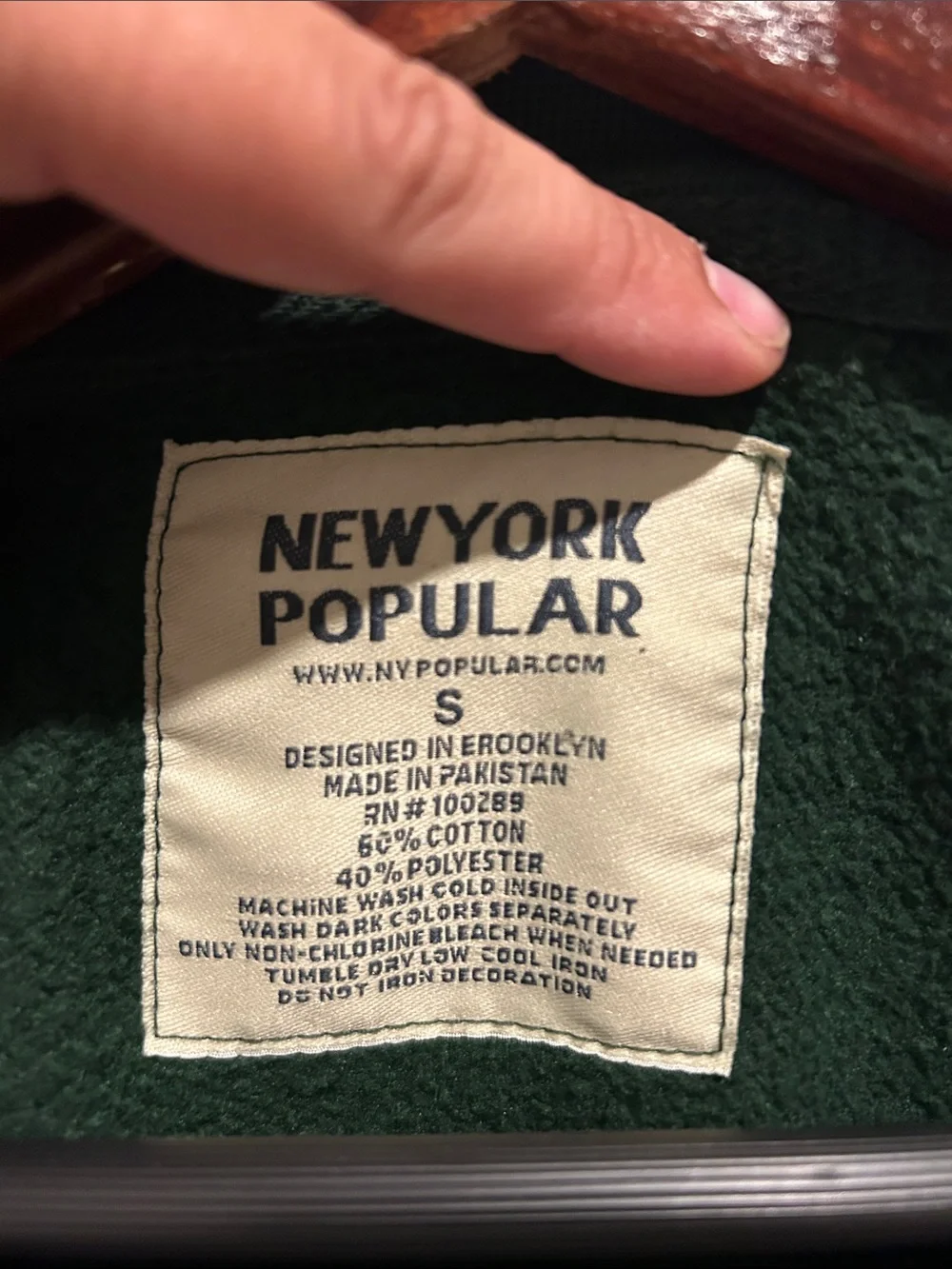 Unisex Forest Green 'Las Vegas' Crewneck Sweatshirt